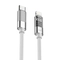 Cáp Trusmi Usb-C to Usb-C Led Rainbow 60w dài 1m 1
